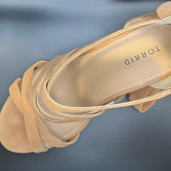 Torrid Brown Laceup Sandal - Picture 4 of 6